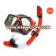 OEM Design Tempered Glass Snorkeling Mask Full Dry Diving Mask Set Waterproof Swimming Goggles for Adult